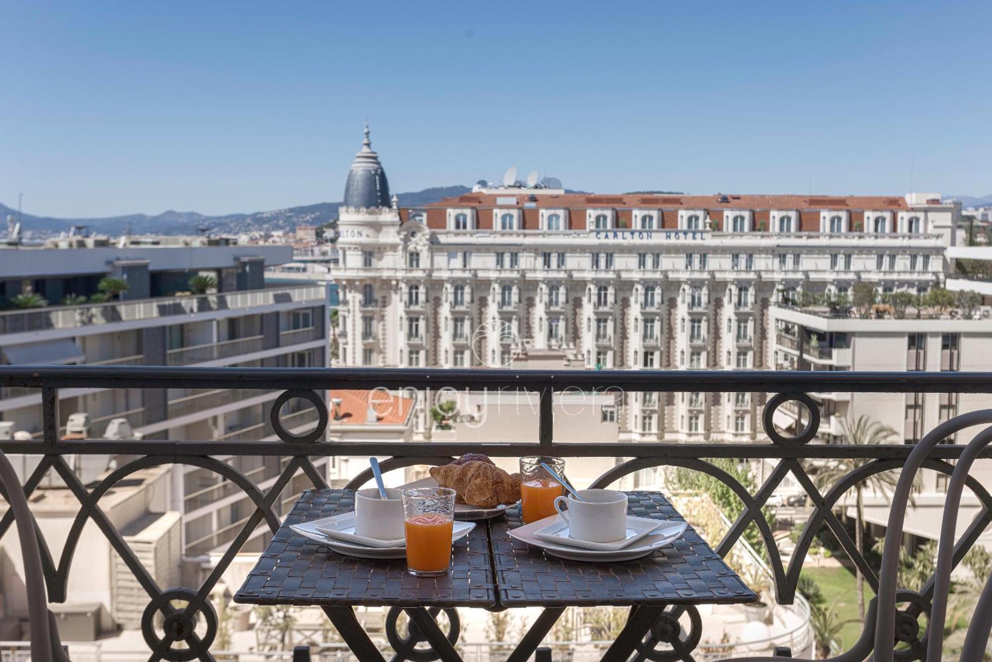 Palais Miramar Art Modern - Derniere Etages Vue - 75m De Confort - En Face Des Plages -wifi - Clim Apartment Cannes